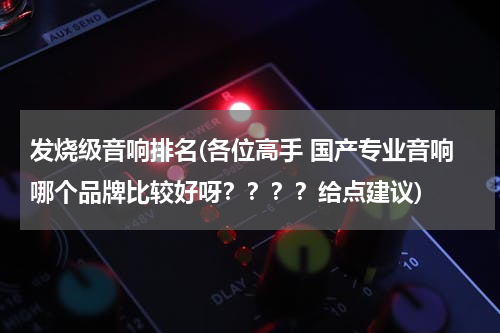 发烧级音响排名(各位高手 国产专业音响哪个品牌比较好呀？？？？给点建议)