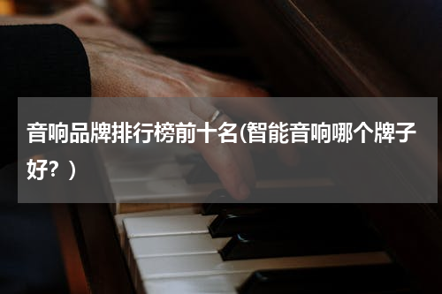音响品牌排行榜前十名(智能音响哪个牌子好？)