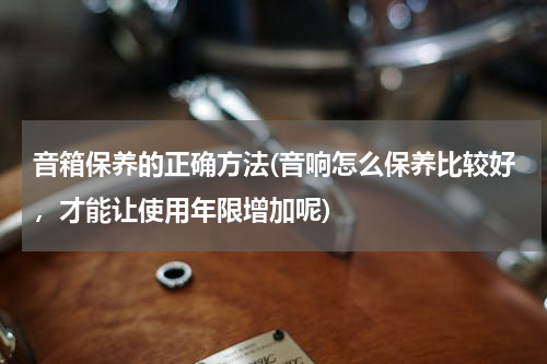 音箱保养的正确方法(音响怎么保养比较好，才能让使用年限增加呢)